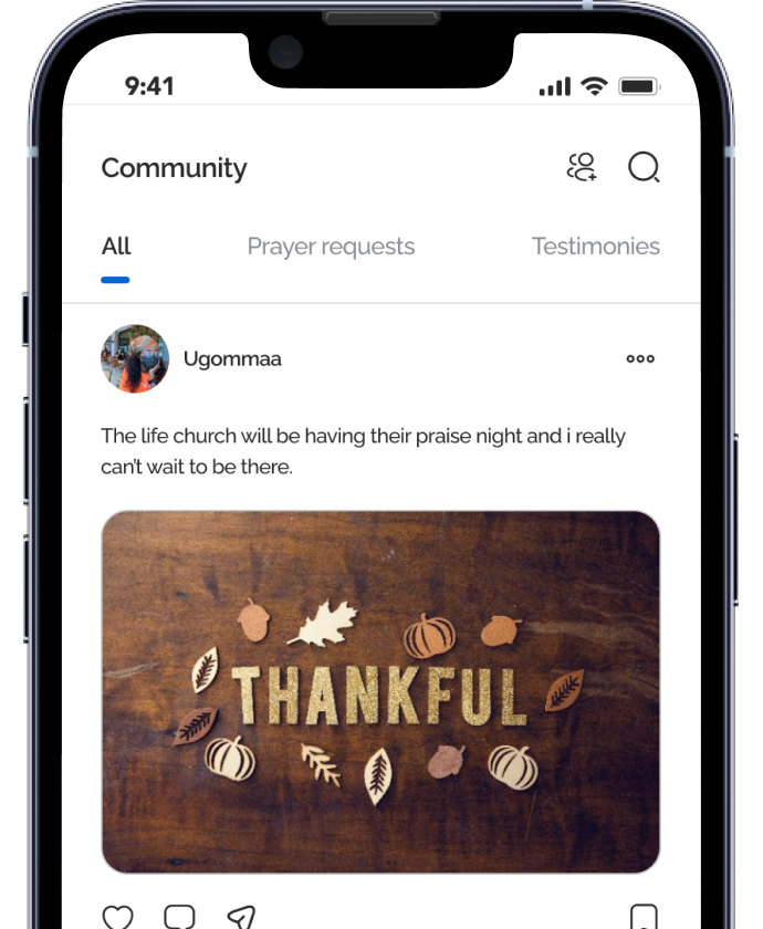 Community engagement mobile interface
